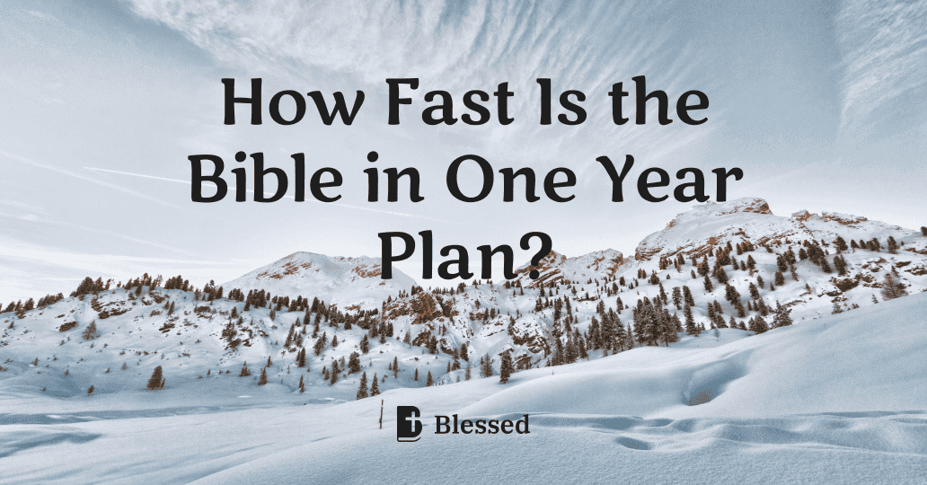 How Fast Is the Bible in One Year Plan?