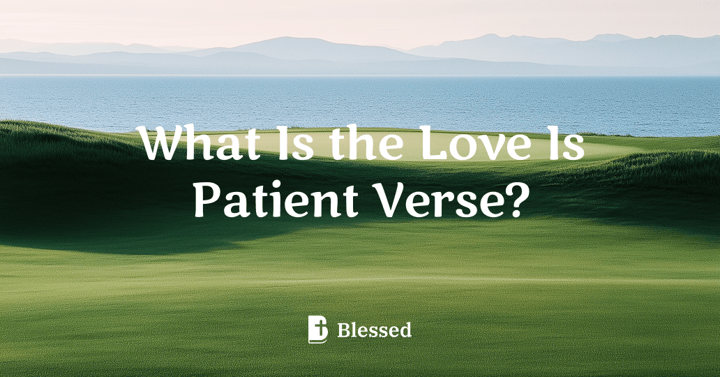 What Is the Love Is Patient Verse?
