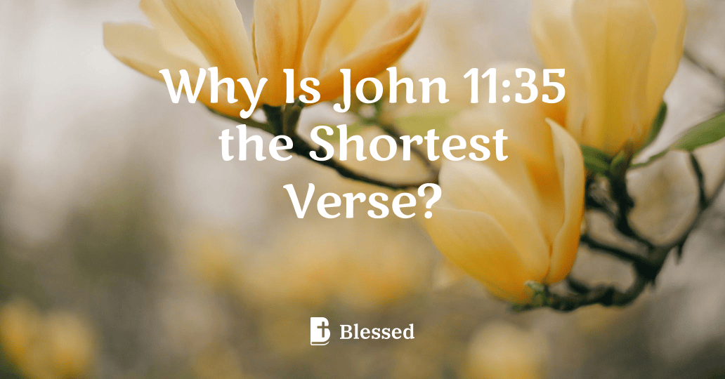 Why Is John 11:35 the Shortest Verse?