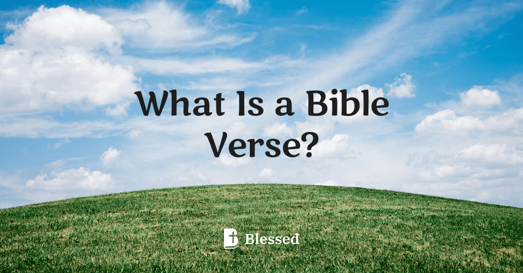 What Is a Bible Verse?