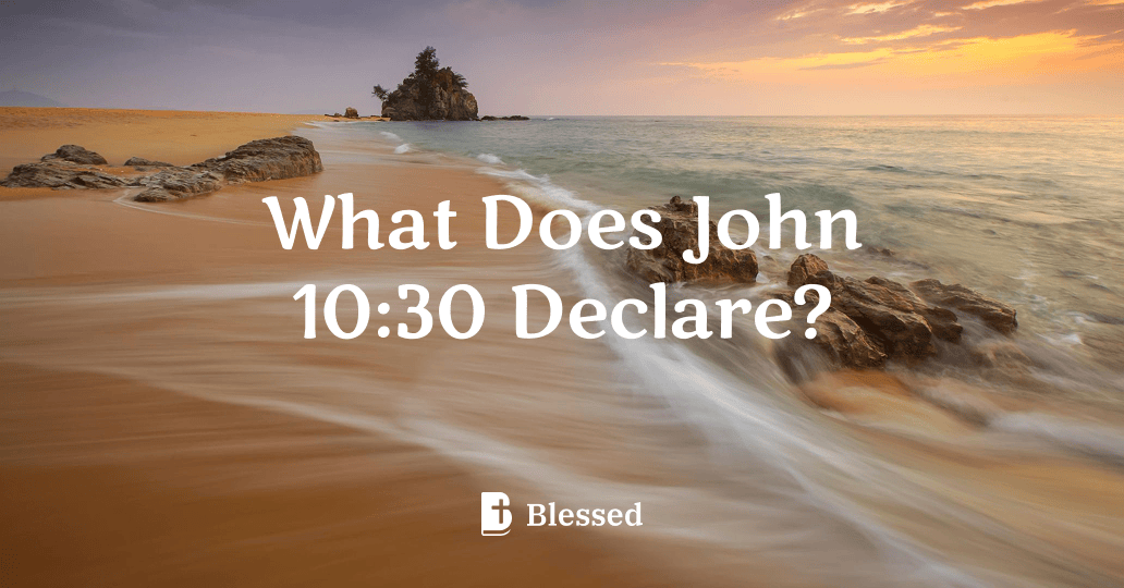 What Does John 10:30 Declare?