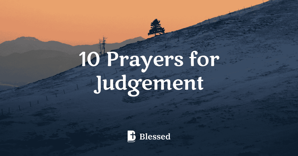 10 Prayers for Judgement