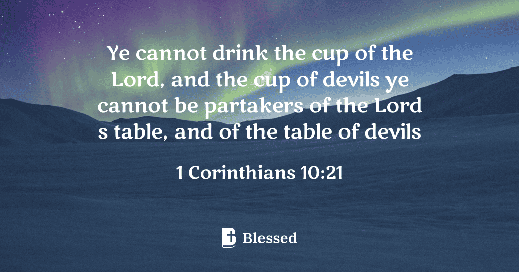 1 Corinthians 10:21
