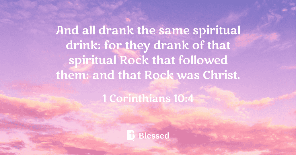 1 Corinthians 10:4