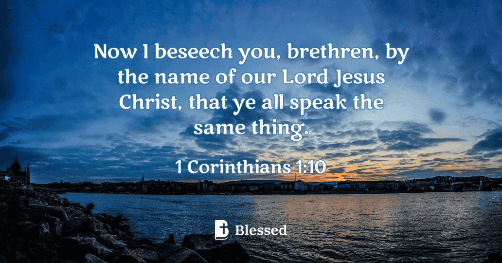 1 Corinthians 1:10
