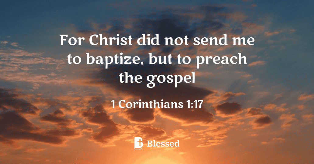 1 Corinthians 1:17