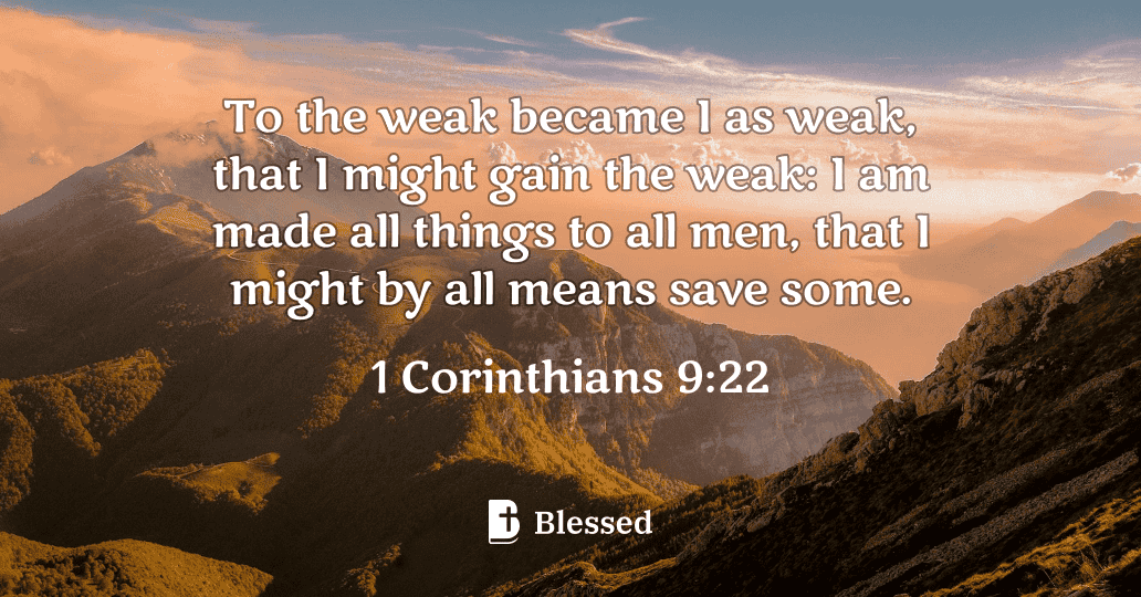 1 Corinthians 9:22