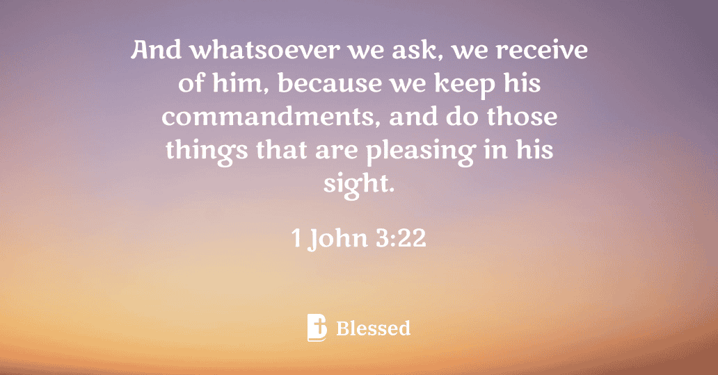 1 John 3:22