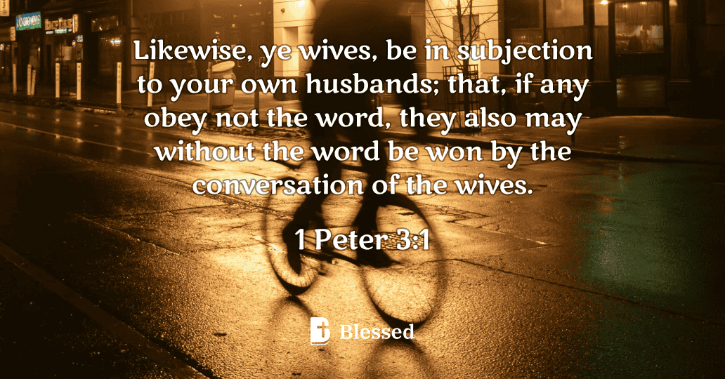 1 Peter 3:1