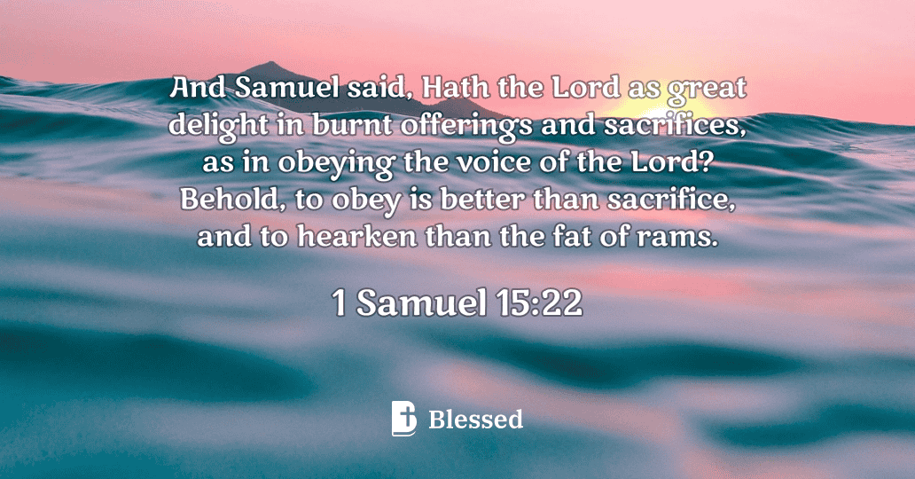 1 Samuel 15:22