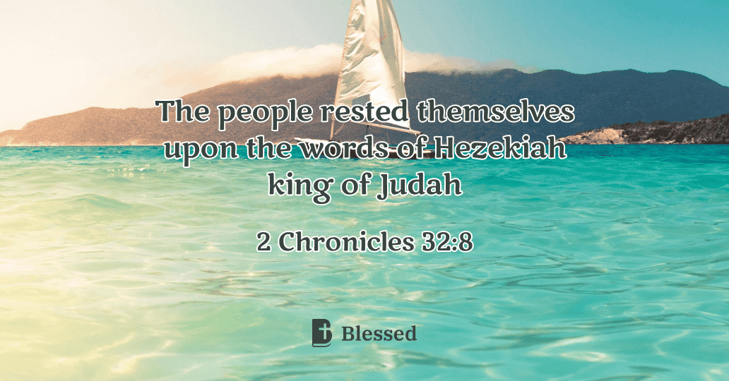 2 Chronicles 32:8