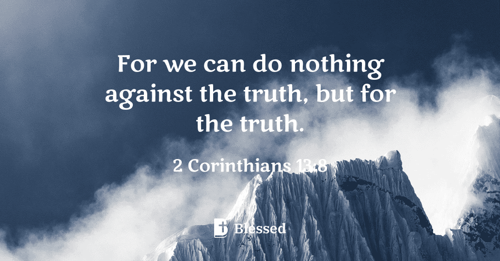 2 Corinthians 13:8