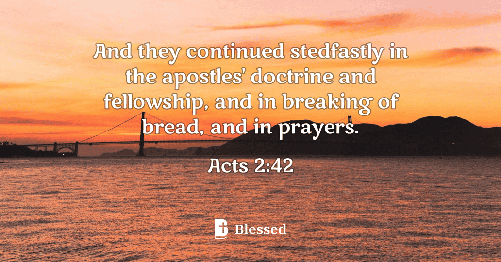 Acts 2:42