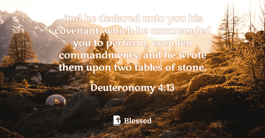 Deuteronomy 4:13