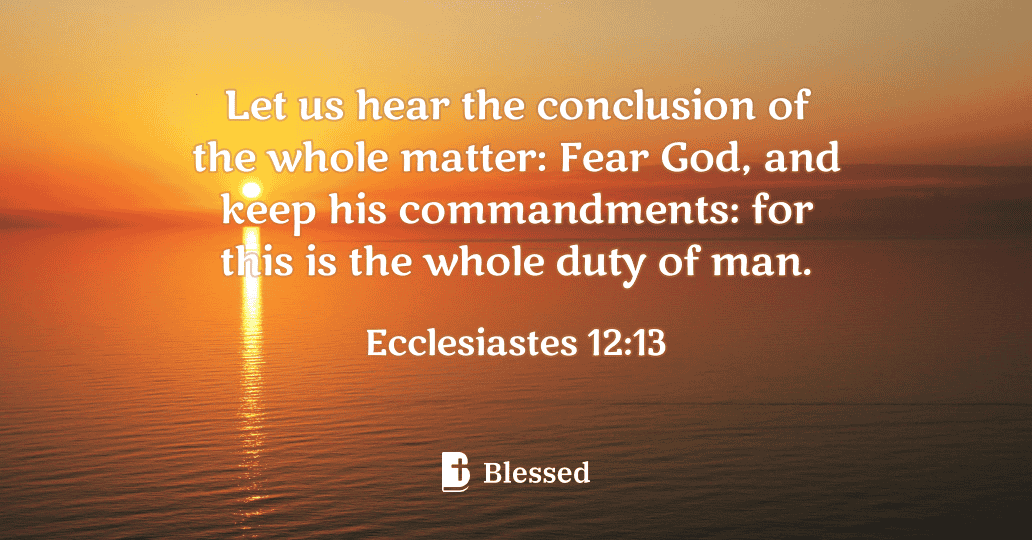 Ecclesiastes 12:13