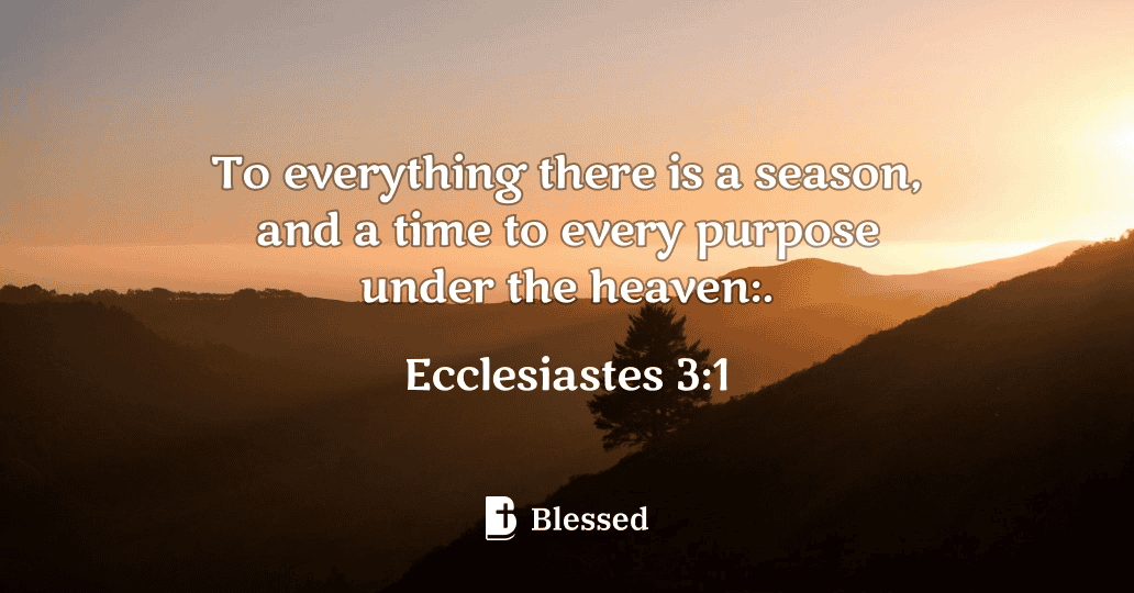 Ecclesiastes 3:1