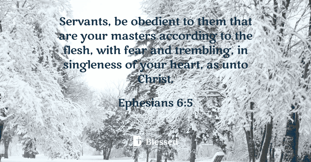 Ephesians 6:5