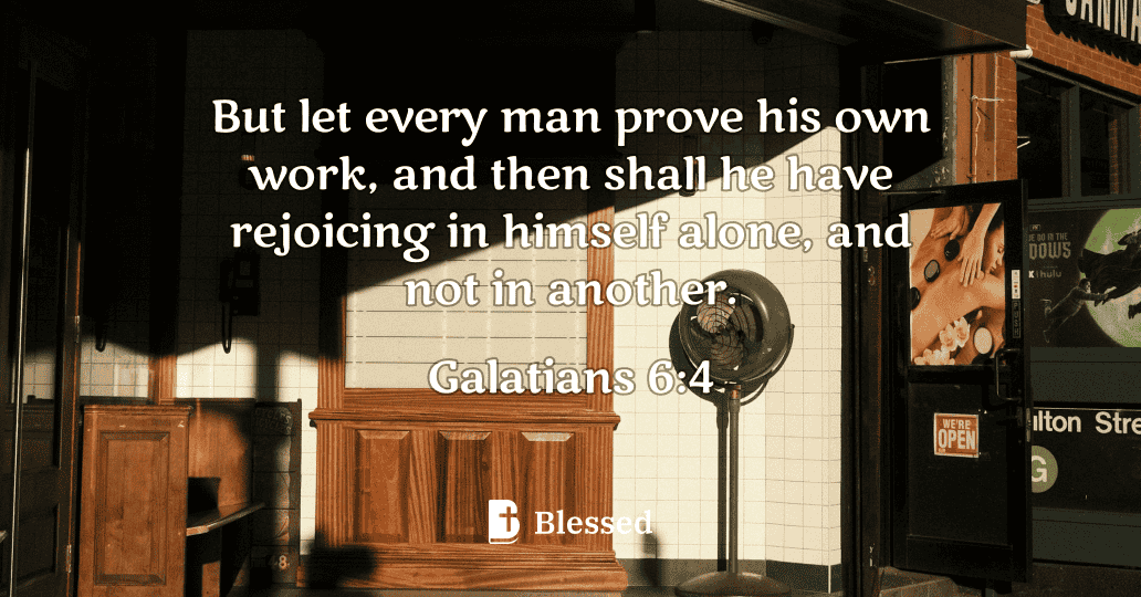 Galatians 6:4