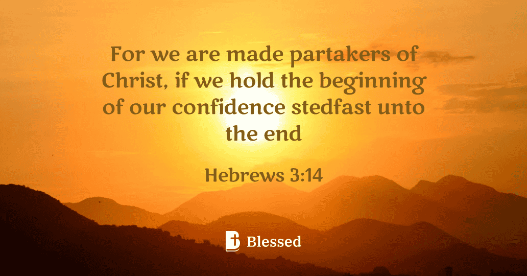 Hebrews 3:14
