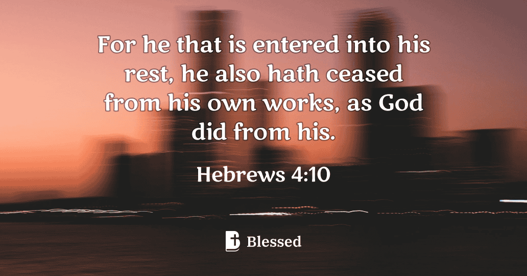 Hebrews 4:10