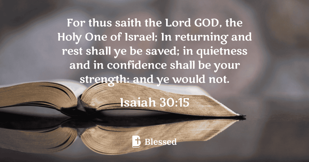 Isaiah 30:15