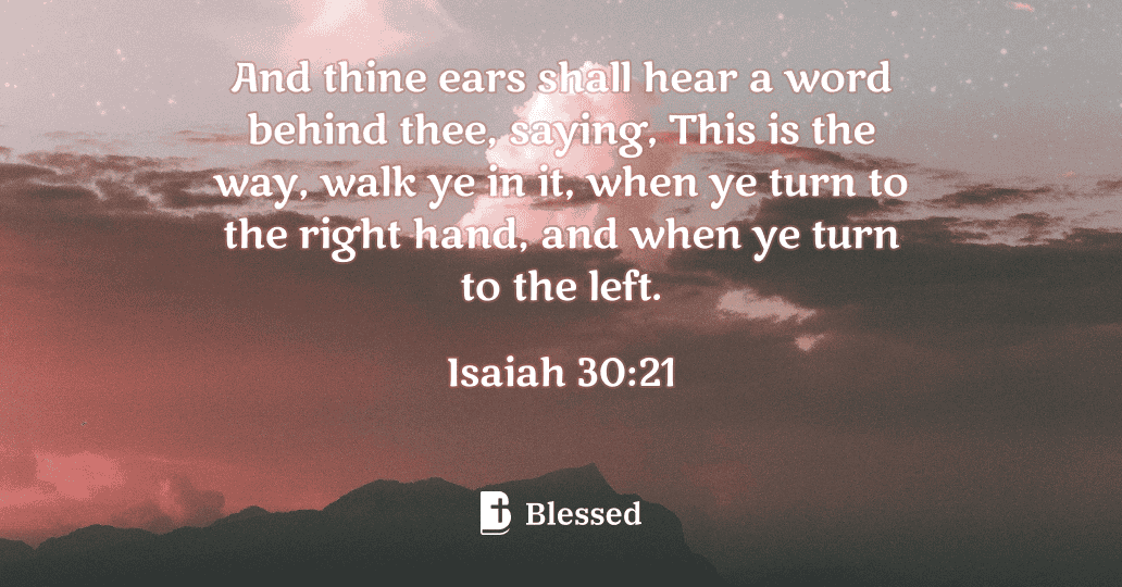 Isaiah 30:21