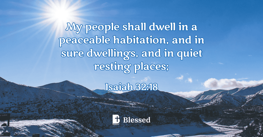 Isaiah 32:18