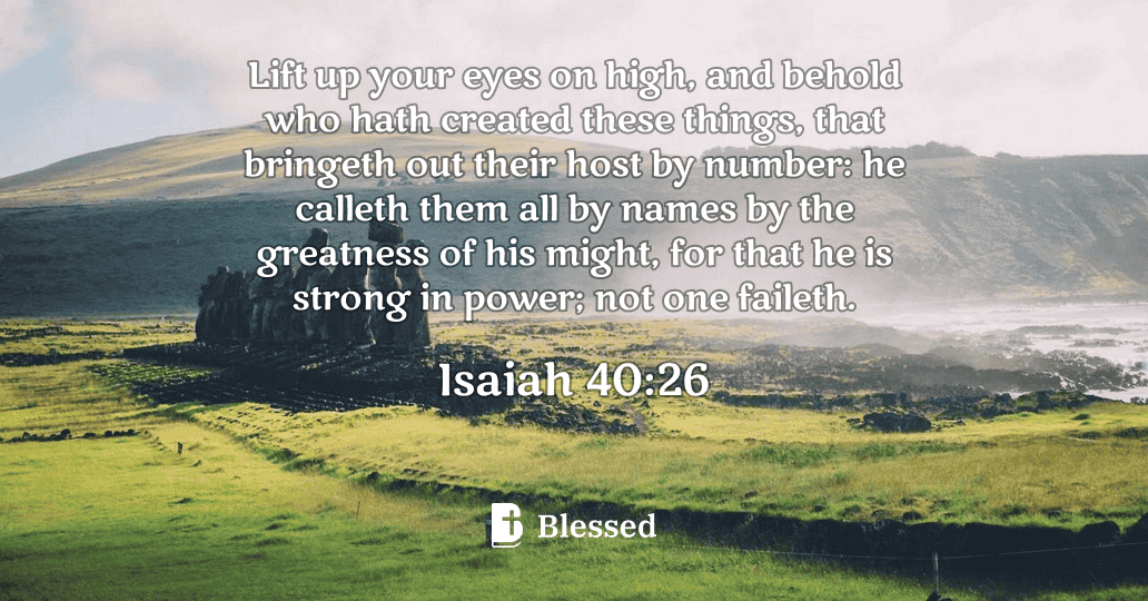 Isaiah 40:26