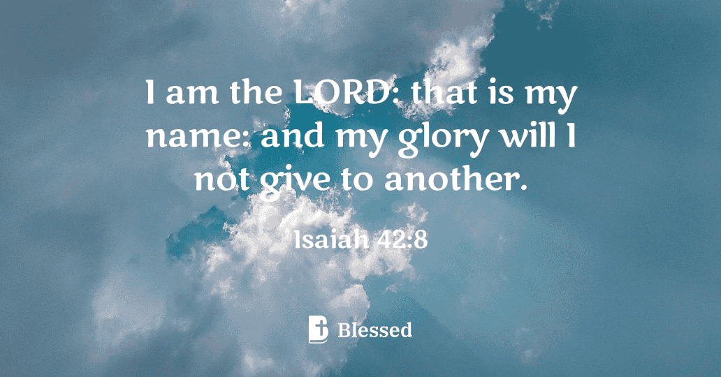 Isaiah 42:8