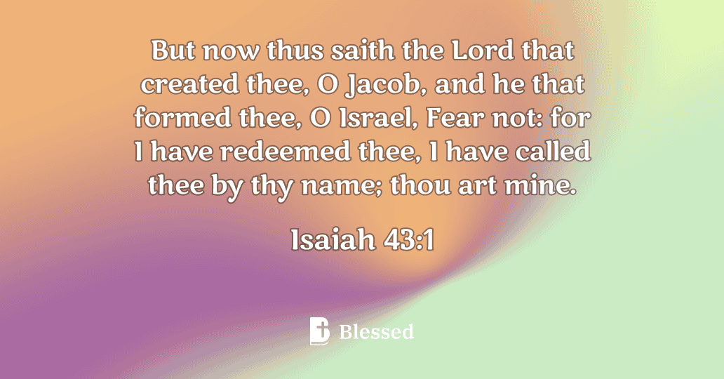 Isaiah 43:1