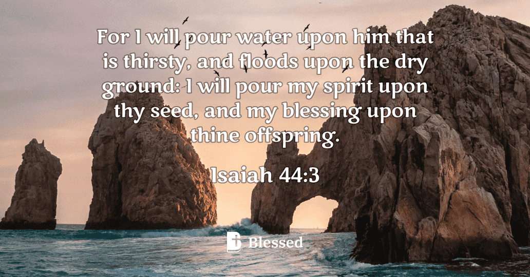 Isaiah 44:3