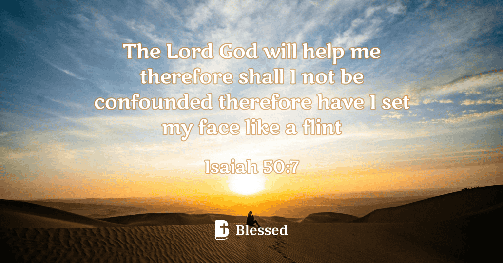 Isaiah 50:7