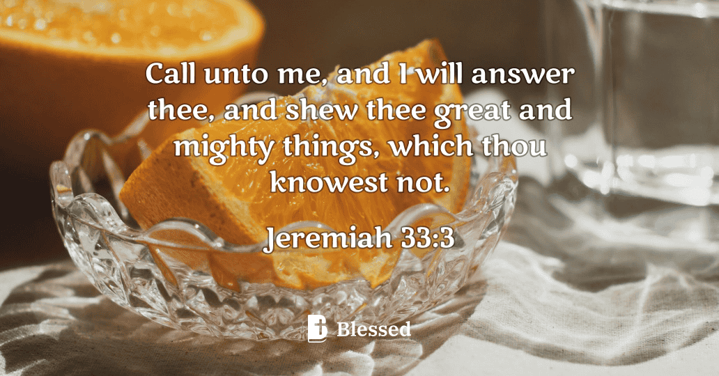 Jeremiah 33:3