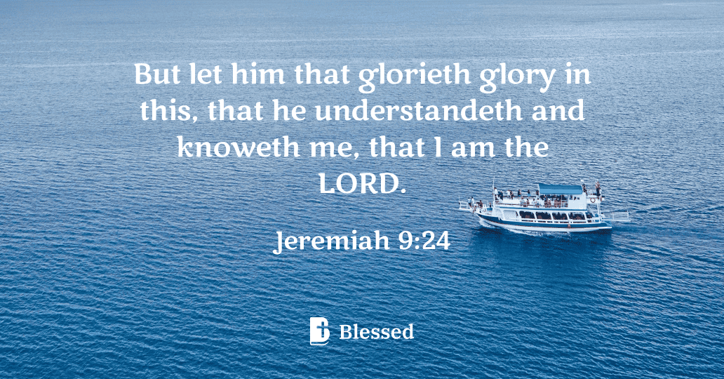 Jeremiah 9:24