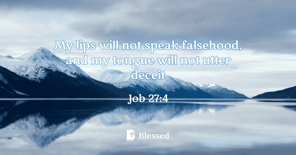 Job 27:4
