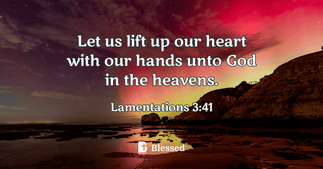 Lamentations 3:41
