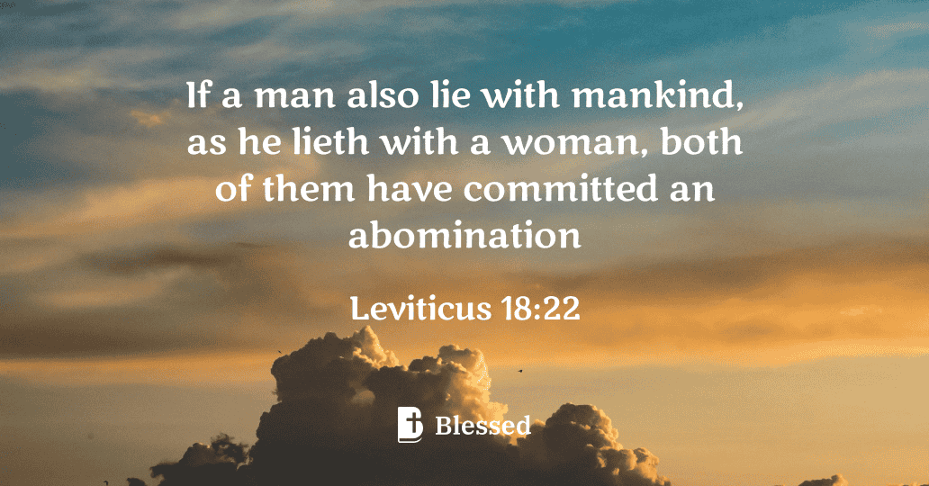 Leviticus 18:22