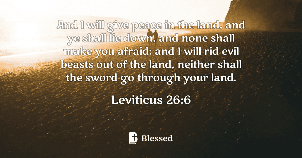 Leviticus 26:6