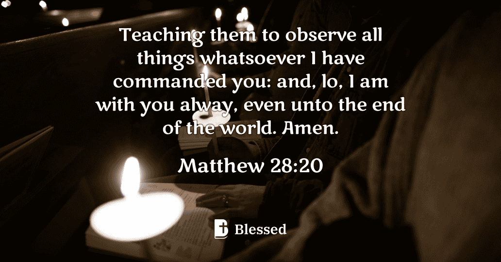 Matthew 28:20