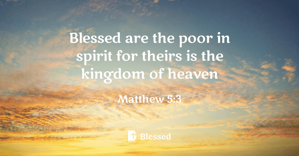 Matthew 5:3