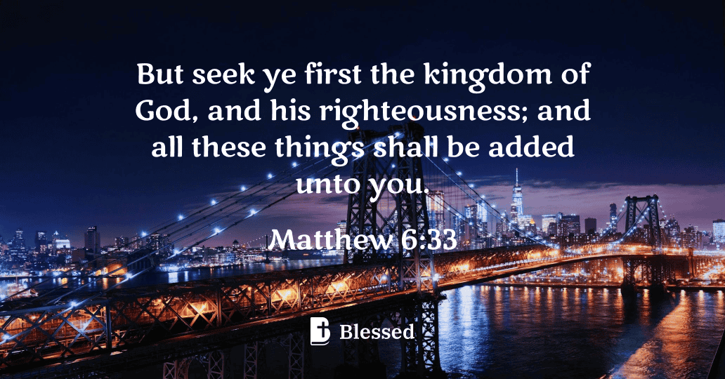 Matthew 6:33