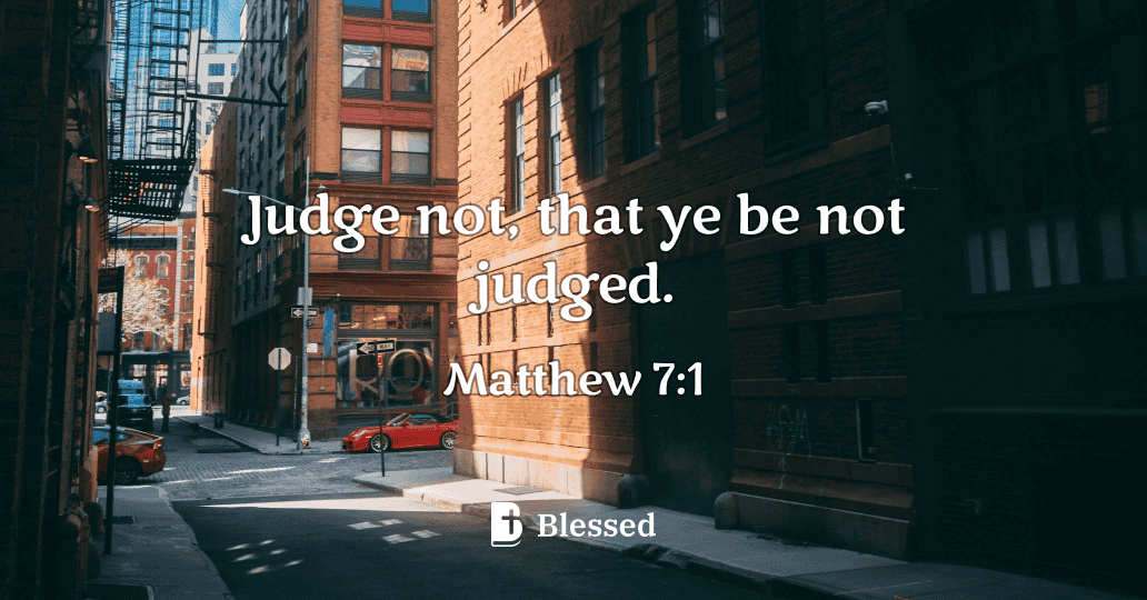 Matthew 7:1