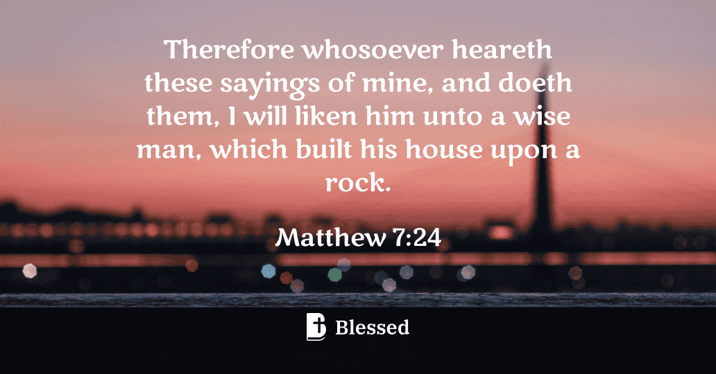 Matthew 7:24
