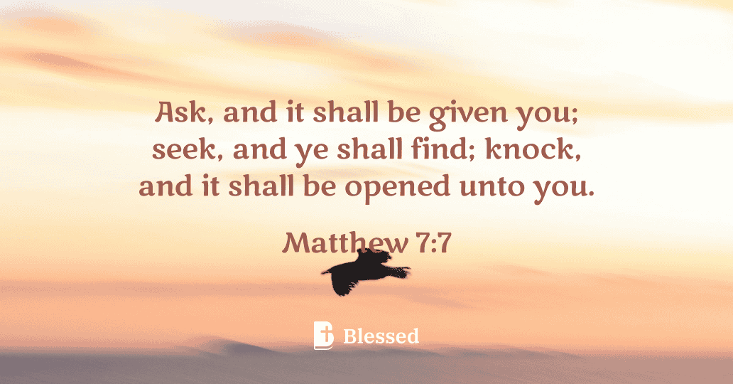Matthew 7:7