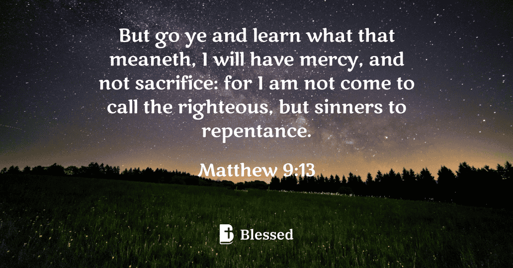 Matthew 9:13