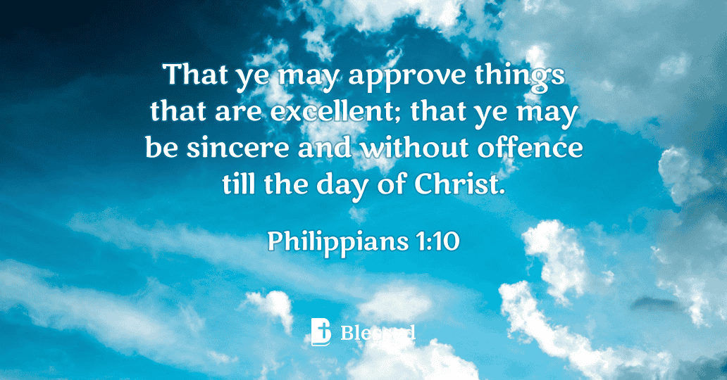 Philippians 1:10
