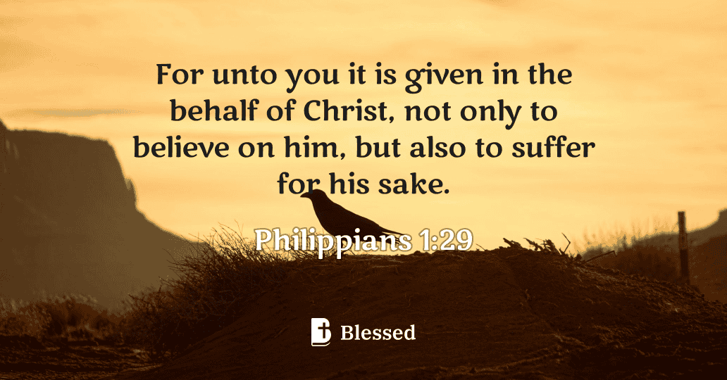 Philippians 1:29