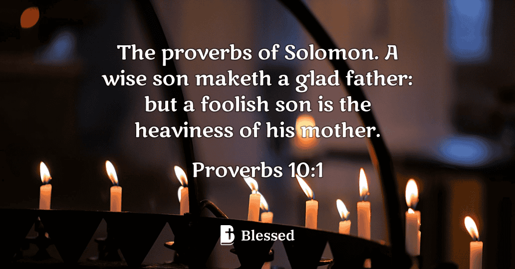 Proverbs 10:1
