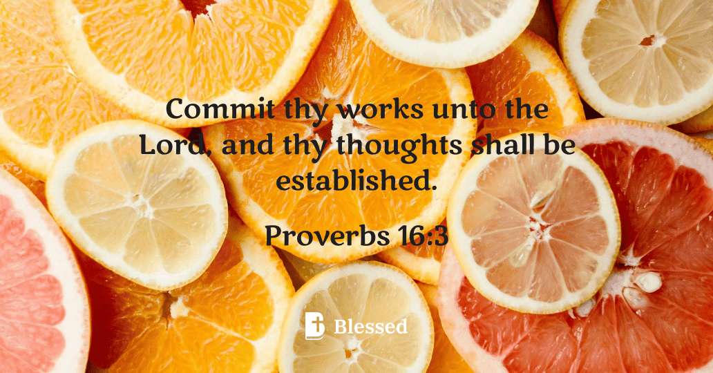 Proverbs 16:3