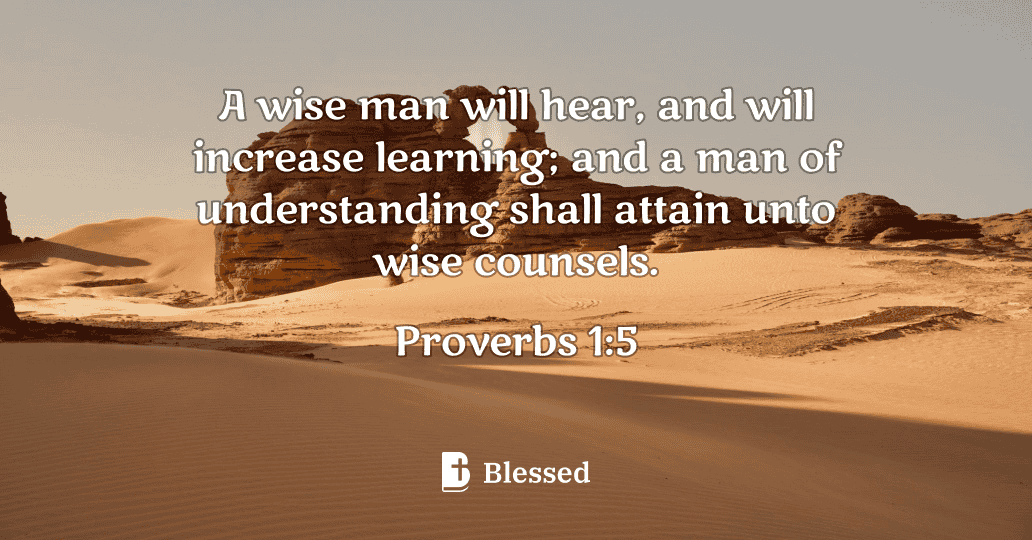 Proverbs 1:5